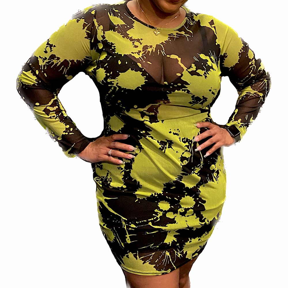 Fashion to Figure Mesh Bodycon Dress